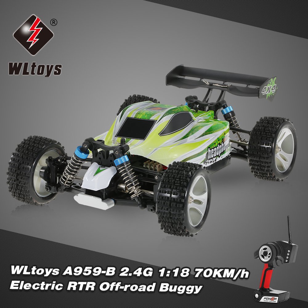 WLtoys Brave Pro A959 B RC Car 2.4G 1 18 Scale 4WD 70km H High Speed Electric 7MD Store